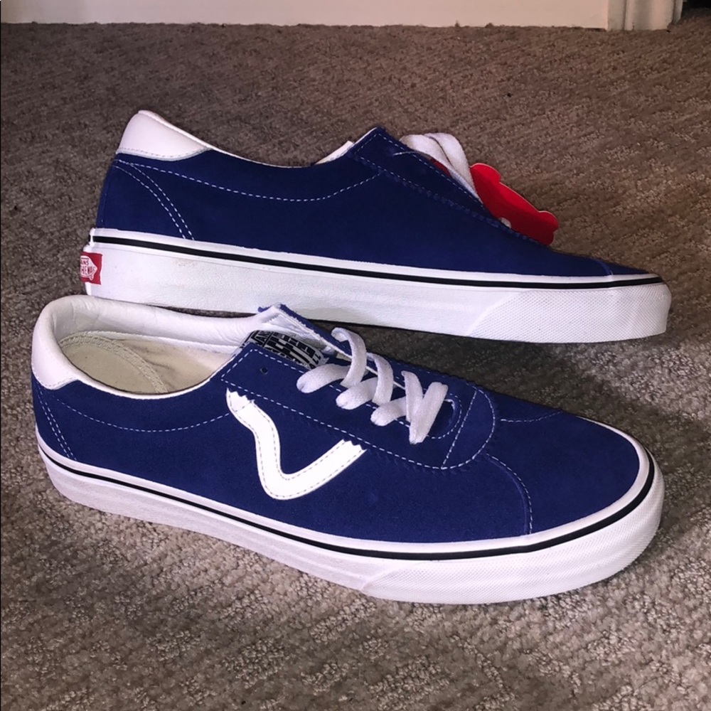 New never worn Blue vans